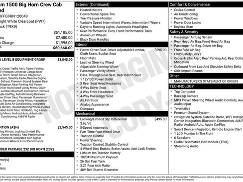 Used 2024 RAM 1500 Big Horn AWD/4WD image 2
