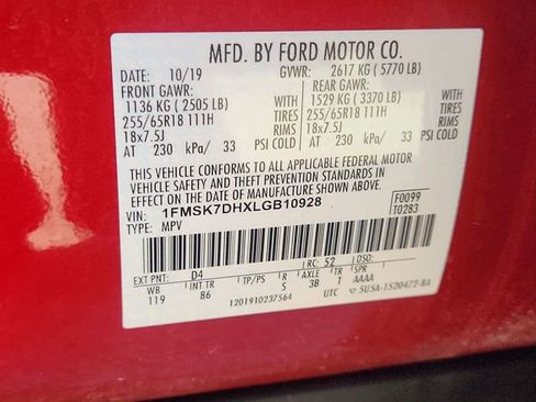 Used 2020 Ford Explorer XLT RWD image 32