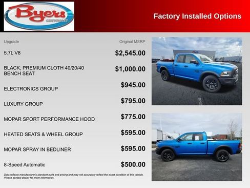 Used 2024 RAM 1500 Classic Warlock w/ Electronics Group AWD/4WD image 10