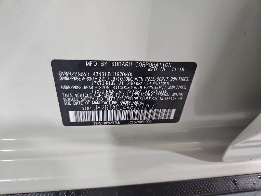 Used 2019 Subaru Crosstrek 2.0i Premium AWD/4WD image 29