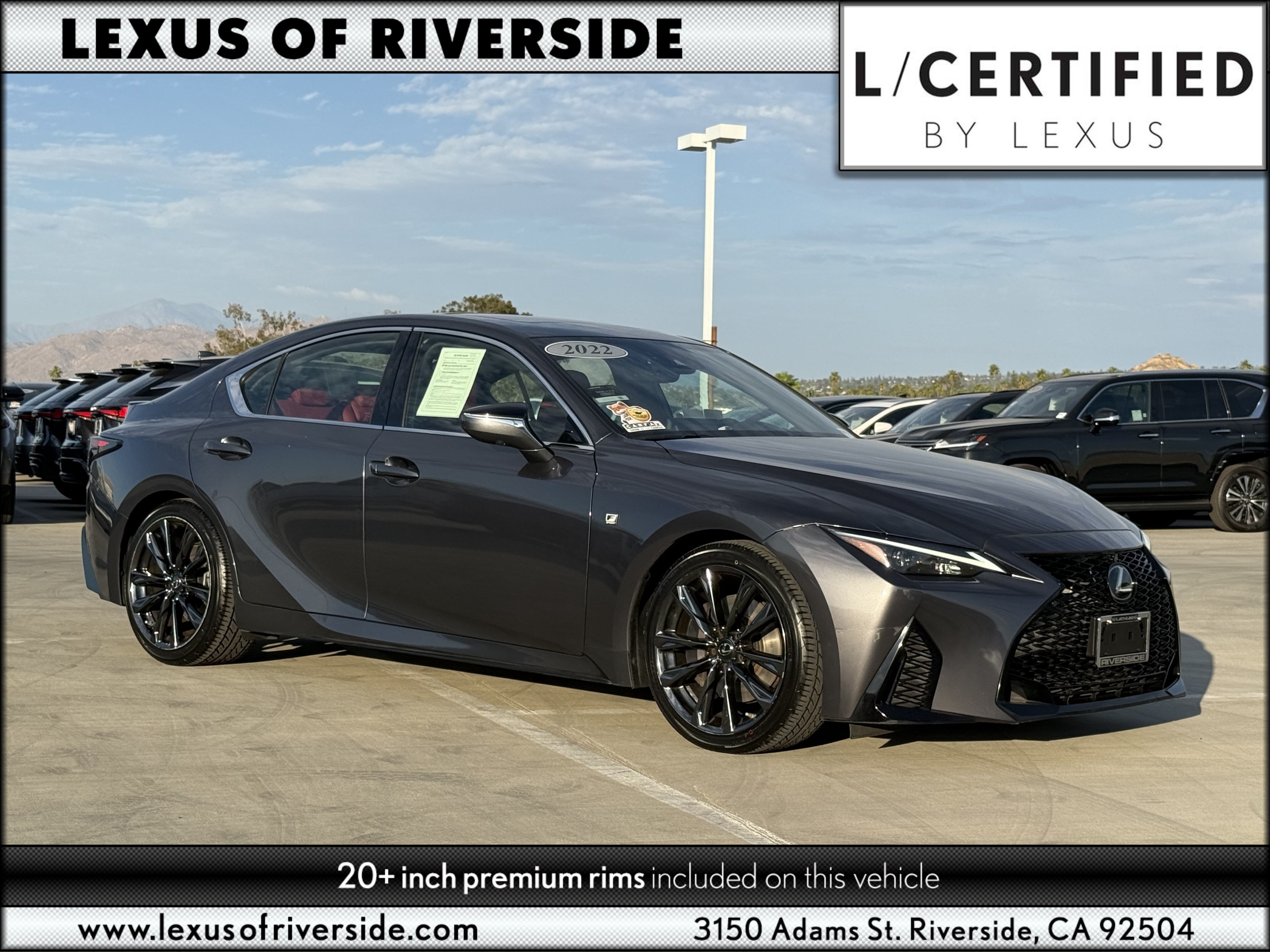 Certified 2022 Lexus IS 350 F Sport RWD image 1