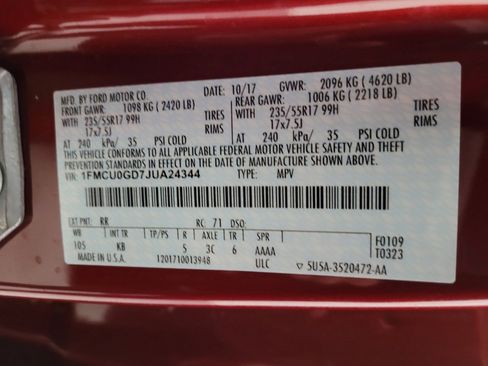 Used 2018 Ford Escape SE w/ SE Sync 3 Package image 33