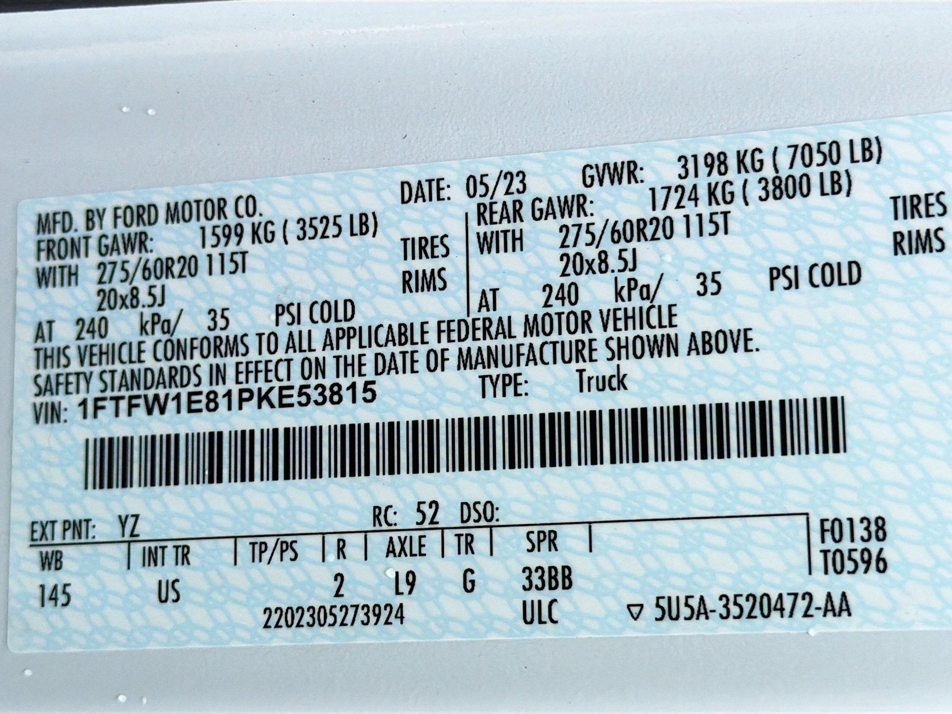 Certified 2023 Ford F150 XLT w/ Equipment Group 302A High AWD/4WD image 32