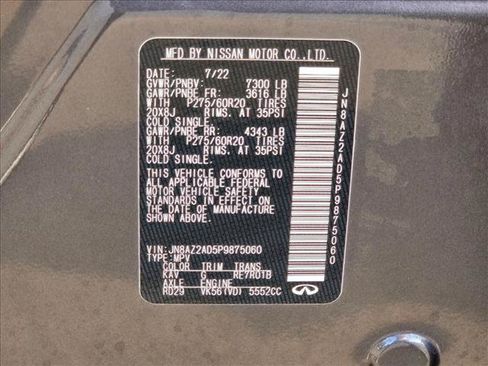 Used 2023 INFINITI QX80 Luxe w/ Cargo Package RWD image 25
