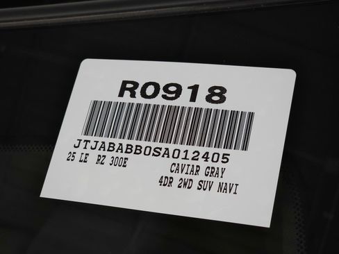 Certified 2025 Lexus RZ 300e w/ Accessory Package (2T) FWD image 34