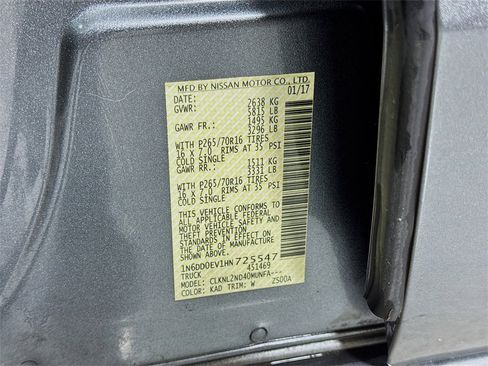 Used 2017 Nissan Frontier SV w/ SV Value Truck Package image 35