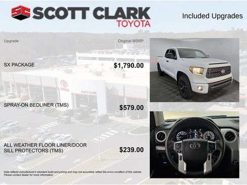 Used 2021 Toyota Tundra SR5 w/ SX Package AWD/4WD image 8