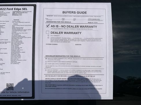 Used 2022 Ford Edge SEL w/ Convenience Package AWD/4WD image 49