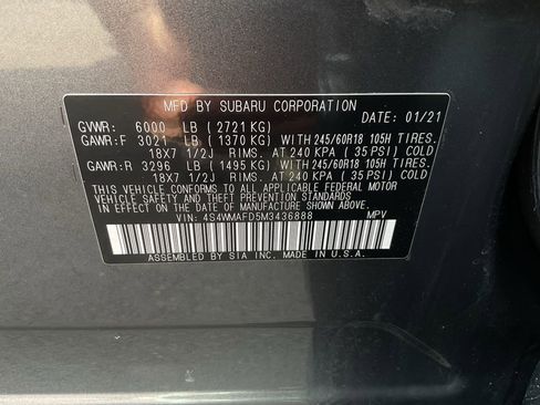 Used 2021 Subaru Ascent Premium w/ Convenience Package AWD/4WD image 41
