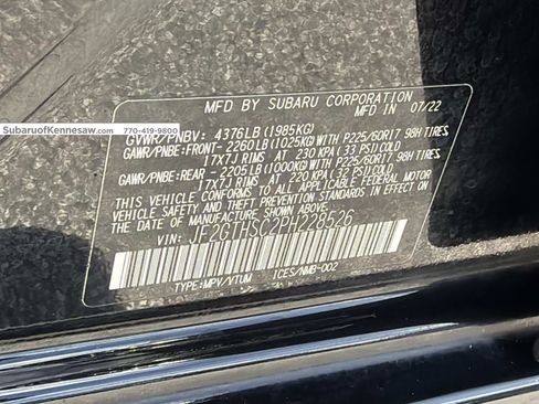 Certified 2023 Subaru Crosstrek 2.5i Sport AWD/4WD image 36