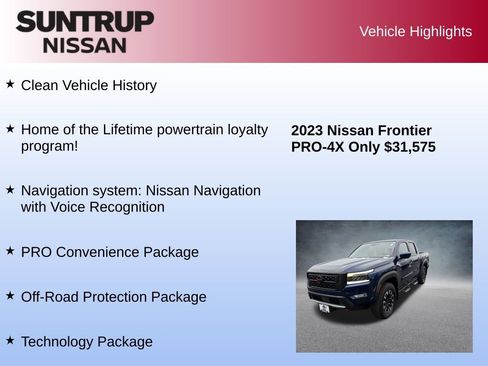 Used 2023 Nissan Frontier PRO-4X w/ Pro Convenience Package image 8