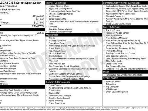 New 2026 MAZDA MAZDA3 s Sport image 9