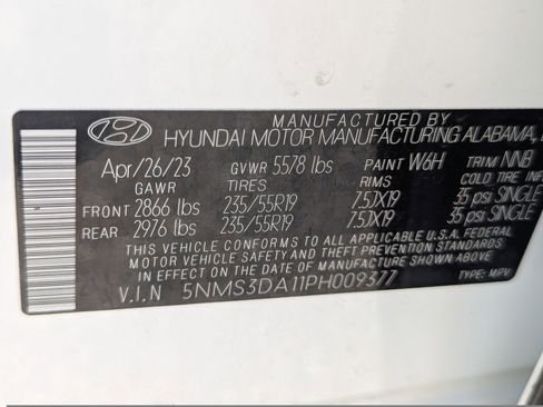 Certified 2023 Hyundai Santa Fe SEL Premium AWD/4WD image 38