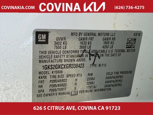 Used 2016 GMC Yukon XL SLT w/ Open Road Package image 32