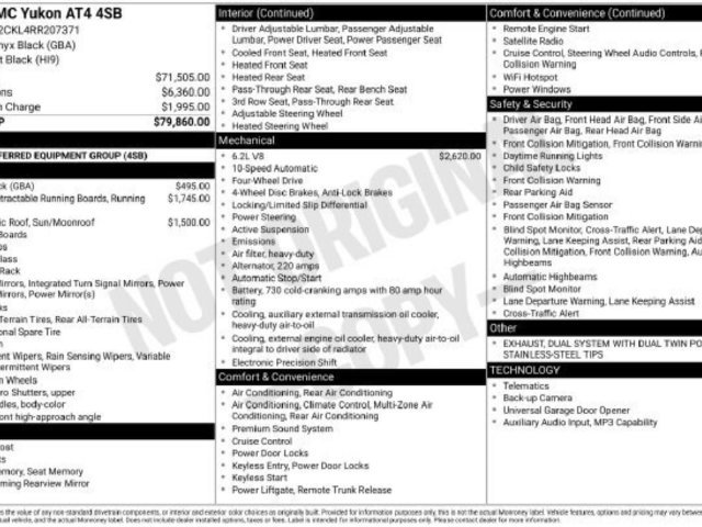 Used 2024 GMC Yukon AT4 AWD/4WD image 50