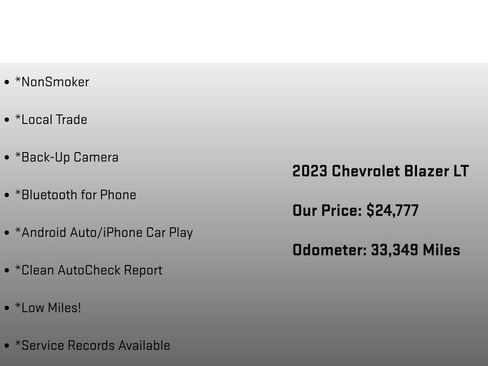 Used 2023 Chevrolet Blazer LT w/ Driver Confidence Package image 12