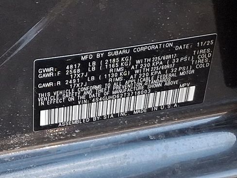 Certified 2026 Subaru Crosstrek 2.5i Premium AWD/4WD image 14