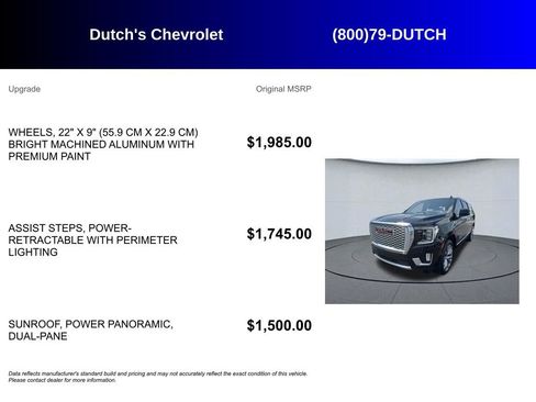 Used 2022 GMC Yukon XL Denali AWD/4WD image 5
