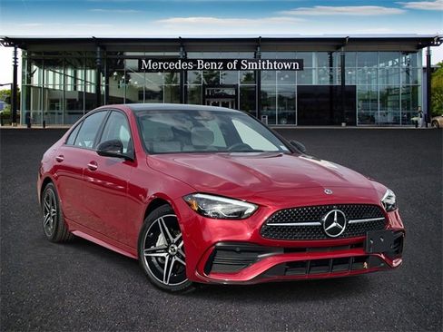 Certified 2025 Mercedes-Benz C 300 Red image 1