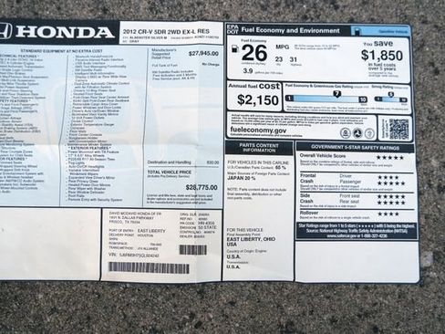 Used 2012 Honda CR-V EX-L image 48