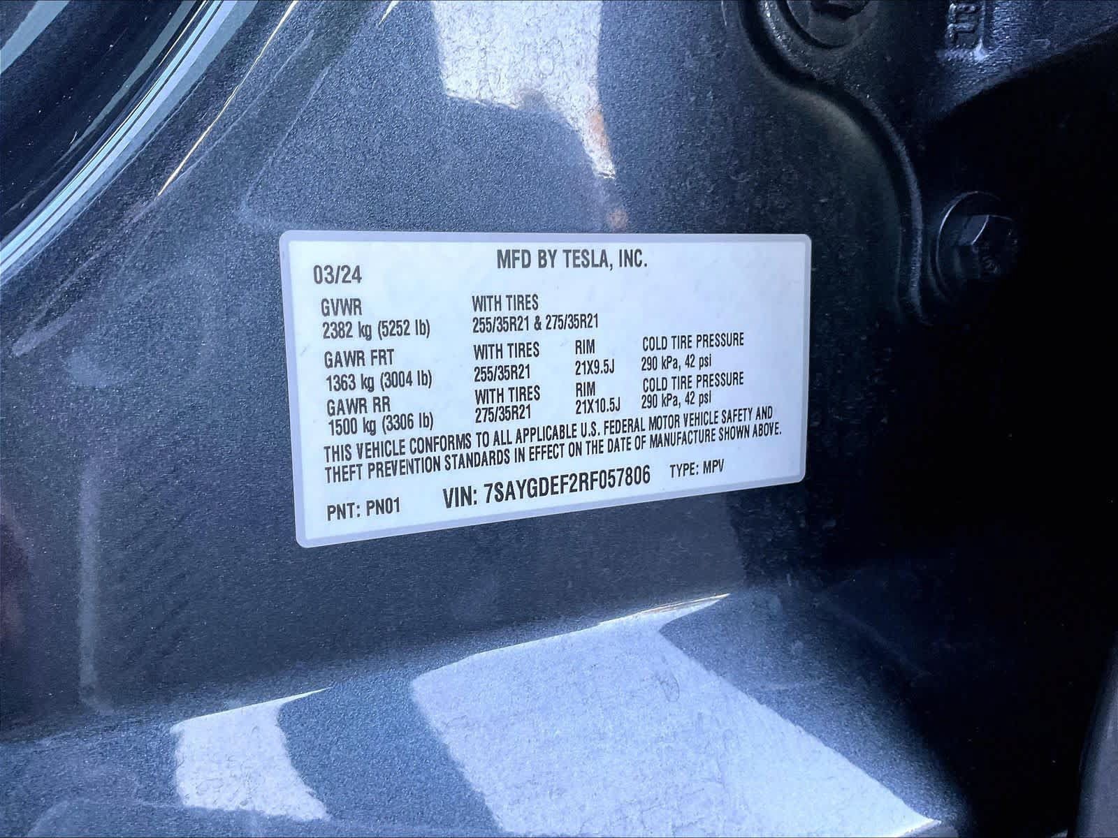 Used 2024 Tesla Model Y Performance AWD/4WD image 35