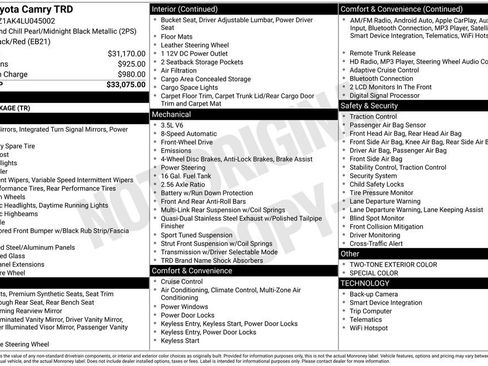 Used 2020 Toyota Camry TRD image 6