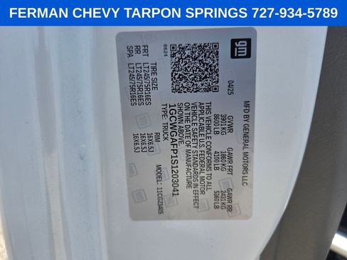 New 2025 Chevrolet Express 2500 w/ Driver Convenience Package RWD image 22