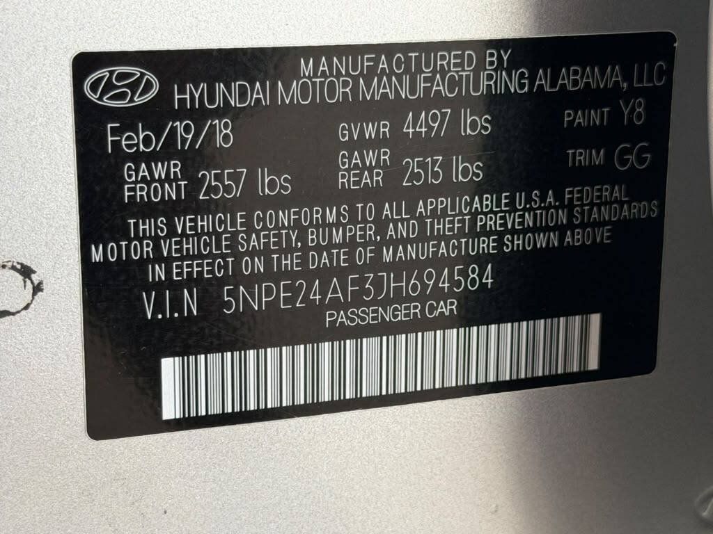 Used 2018 Hyundai Sonata SE FWD image 44