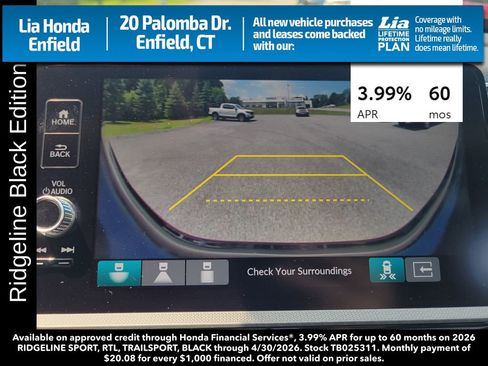 New 2026 Honda Ridgeline Black Edition image 23