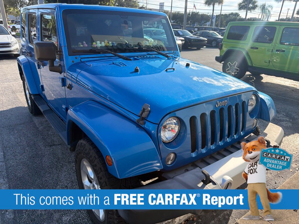 Used 2015 Jeep Wrangler Unlimited Sahara w/ Max Tow Package AWD/4WD image 3