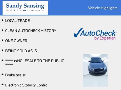 Used 2015 Nissan Altima 2.5 S w/ Power Driver Seat Package image 4