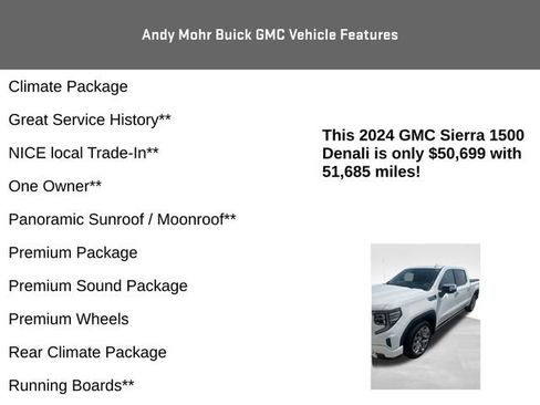 Used 2024 GMC Sierra 1500 Denali w/ Denali Reserve Package AWD/4WD image 8