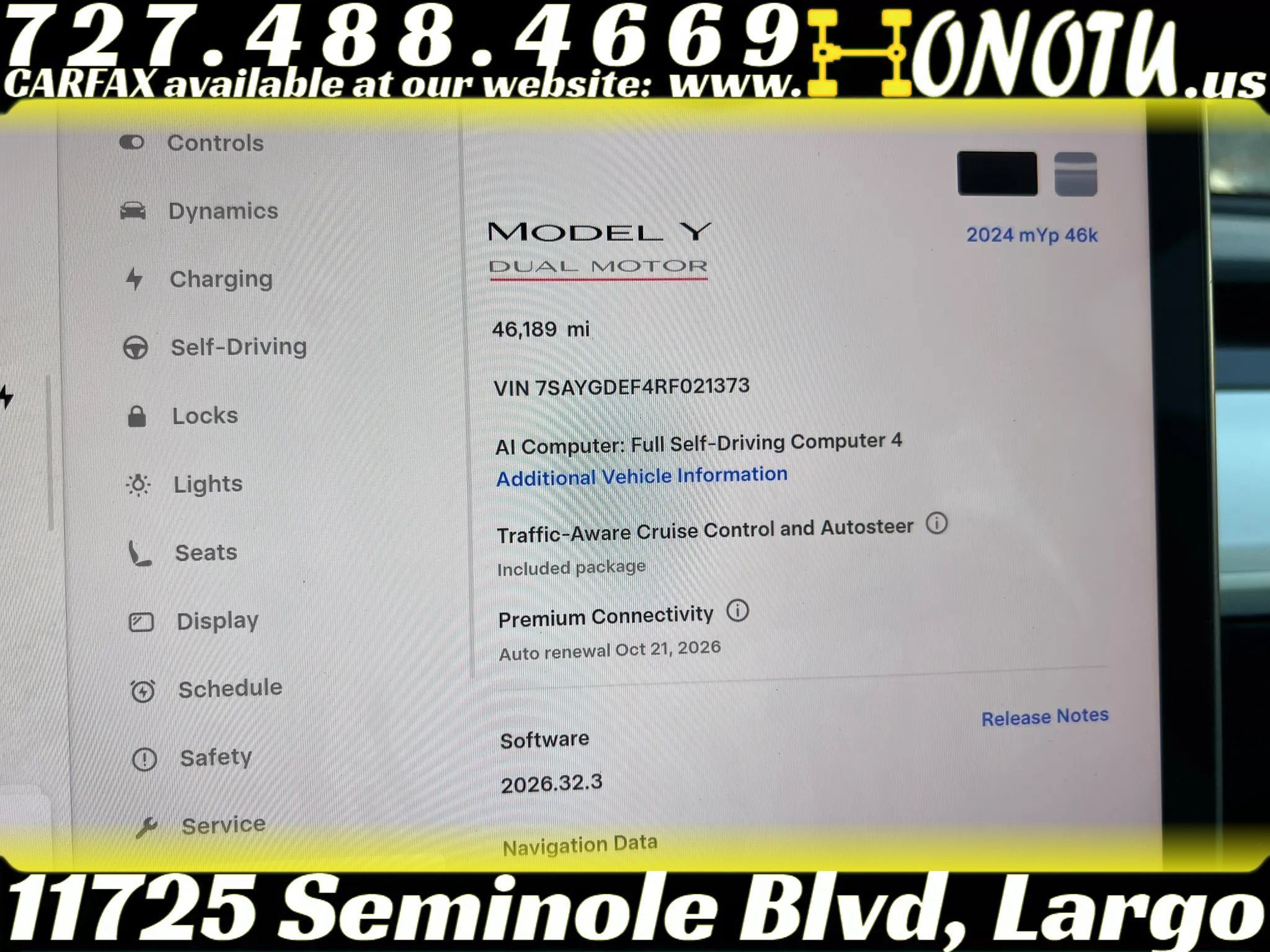 Used 2024 Tesla Model Y Performance AWD/4WD image 2