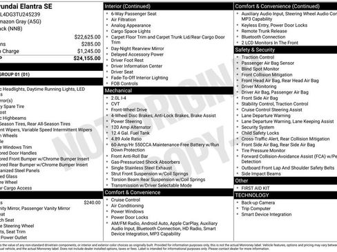 New 2026 Hyundai Elantra SE FWD image 23