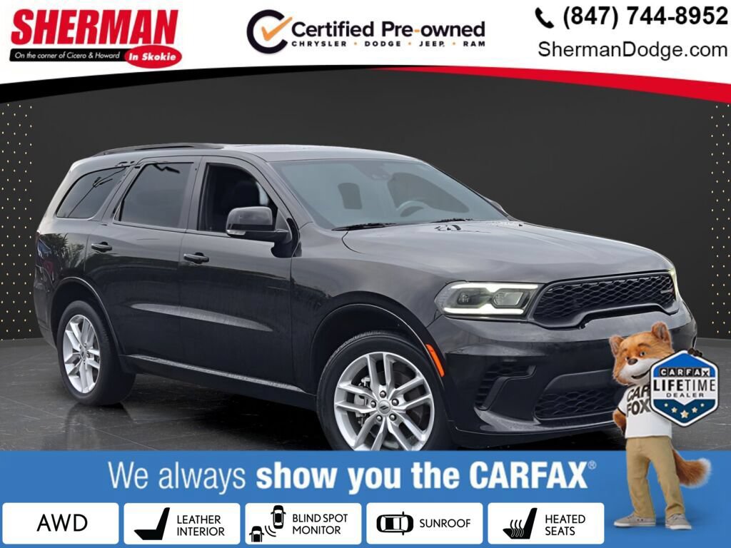 Certified 2024 Dodge Durango GT AWD/4WD image 1