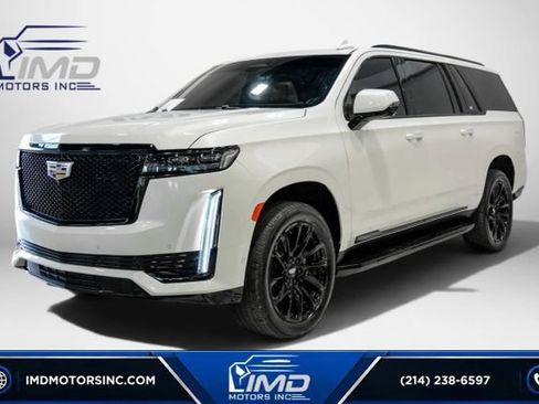 Used 2021 Cadillac Escalade ESV Sport w/ Heavy-Duty Trailer Package AWD/4WD image 1