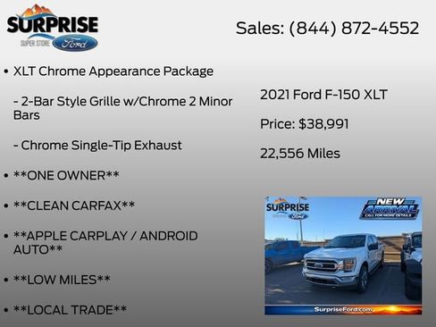 Used 2021 Ford F150 XLT w/ Equipment Group 302A High AWD/4WD image 23
