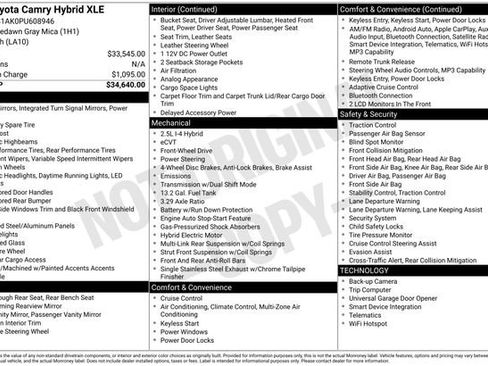 Used 2023 Toyota Camry XLE image 34