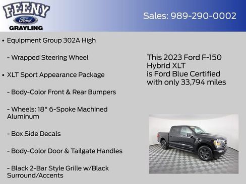 Certified 2023 Ford F150 XLT w/ Equipment Group 302A High AWD/4WD image 17