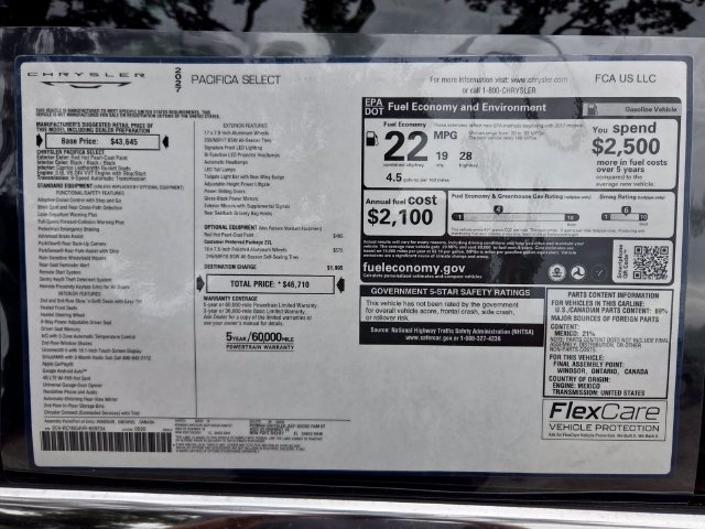 New 2027 Chrysler Pacifica Select FWD image 3