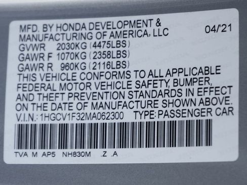 Used 2021 Honda Accord Sport image 45