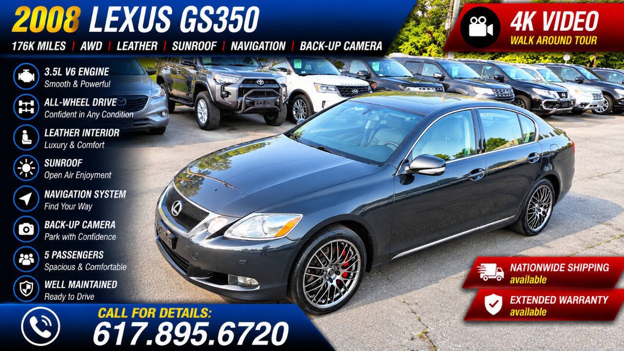 Used 2008 Lexus GS 350 AWD w/ Preferred Accessory Pkg image 1