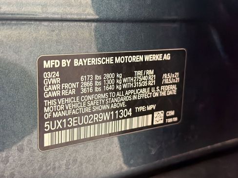 Certified 2024 BMW X5 sDrive40i w/ Premium Package RWD image 20