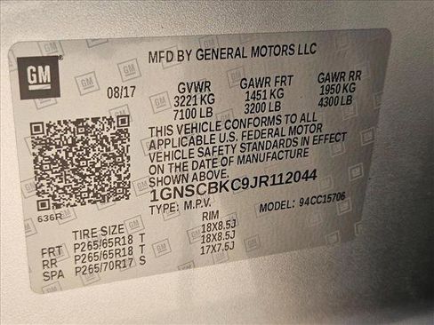 Used 2018 Chevrolet Tahoe LT w/ Max Trailering Package image 26