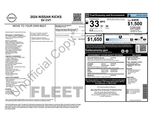 Used 2024 Nissan Kicks SV FWD image 2