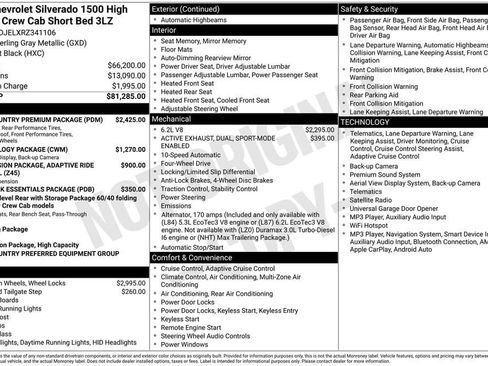 Used 2024 Chevrolet Silverado 1500 High Country w/ High Country Premium Package AWD/4WD image 11