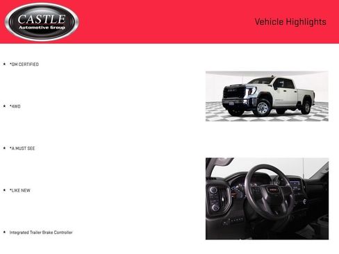 Certified 2024 GMC Sierra 2500 Pro w/ Convenience Package AWD/4WD image 3