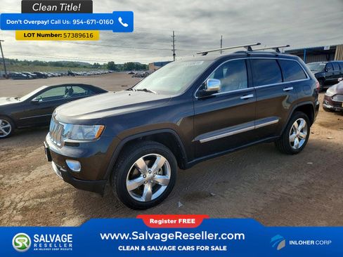 Used 2012 Jeep Grand Cherokee Overland Summit AWD/4WD image 1