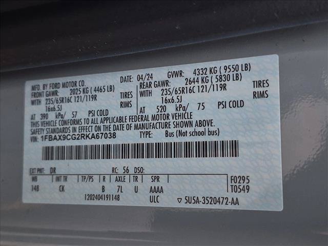 Used 2024 Ford Transit 350 XLT AWD/4WD image 14