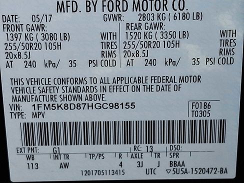 Used 2017 Ford Explorer XLT w/ Equipment Group 202A image 30